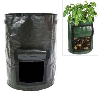 7 Gallons Potato Planting PE Bags Vegetable Planting Grow Bags Farm Garden Supplies, Size: 30cm x 35cm(Black)