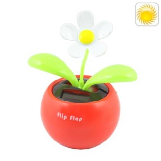 Solar Flip Flap Flower, Random Flower Color Delivery(Red)