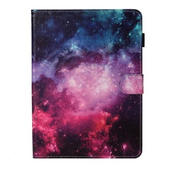 For iPad Pro 11 (2020) Colored Drawing Pattern Horizontal Flip PU Leather Tablet Case with Holder & Card Slot & Sleep / Wake-up 