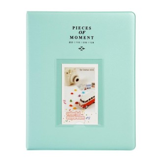 128 Pockets Photo Book Album Name Card Holder for Fujifilm Instax Mini 8 /7s /70 /25 /50s /90(Light Mint)