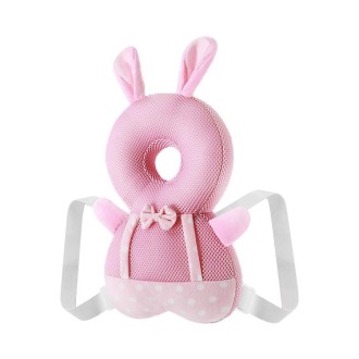 Infant Baby Learning to Walk Sitting Fall Protection Head Cotton Core Pillow Protector Safety Care, Size:Conventional(Rabbit  Me