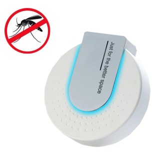 Qy024 In-Line Ultrasonic Mosquito Repellent Mini Insect Repellent And Mouse Repellent With Light, US Plug(White)