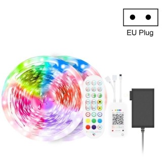 10M 600 LEDs Bluetooth Suit Smart Music Sound Control Light Strip Non-waterproof 5050 RGB Colorful Atmosphere LED Light Strip Wi