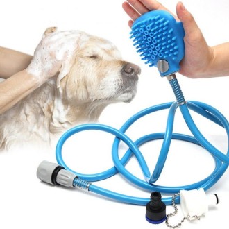 Pet Shower Brush Dog Shower Bath Shower Nozzle Brush