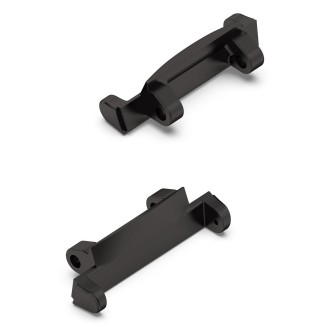 For Amazfit Active Edge A2212 1 Pair Metal Watch Band Connectors(Black)