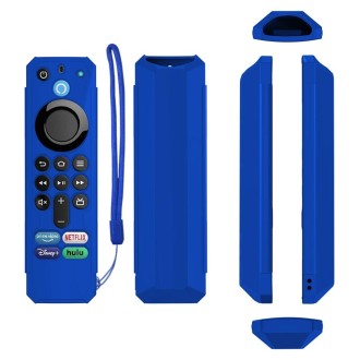 For Amazon Alexa Voice Remote 3rd Gen Anti-Fall And Protective Cover For TV Remote Control(Blue)