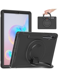 For Samsung Galaxy Tab S6 T860 Shockproof TPU + PC Protective Case with 360 Degree Rotation Foldable Handle Grip Holder & Pen Sl