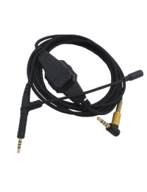 2m For BOSE 700 / QC25 / QC35 / OE2 3.5mm to 2.5mm Gaming Headset Audio Cable(Black)