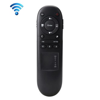 VIBOTON 504T 2.4GHz Laser Pens Wireless RF Remote Control Laser Presenter Pointer for Power Point PPT with Touchpad Air Mouse fo