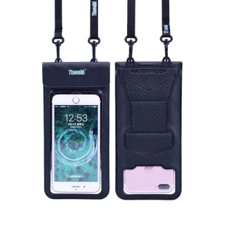 Tteoobl  30m Underwater Mobile Phone Waterproof Bag, Size: Small(Black)