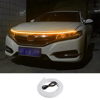 2m Car Daytime Running Super Bright Decorative LED Atmosphere Light (Yellow Light)