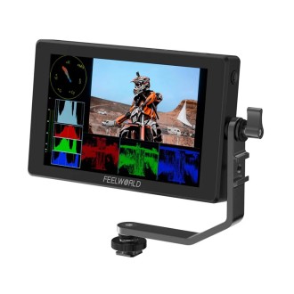 FEELWORLD SH7 7-inch Ultra Bright 2200nit On-camera Monitor SDI HDMI Cross Conversion (Black)