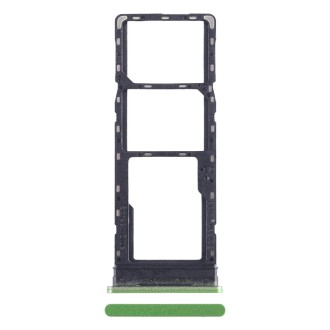 For Infinix Hot 12 X6817 SIM Card Tray + SIM Card Tray + Micro SD Card Tray (Green)