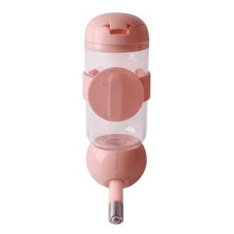 Pet Waterer Hanging Type Pet Water Cup, Specification: 500ml (Pink)