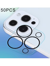 For iPhone 13 Pro 50pcs HD Anti-glare Rear Camera Lens Protector Tempered Glass Film