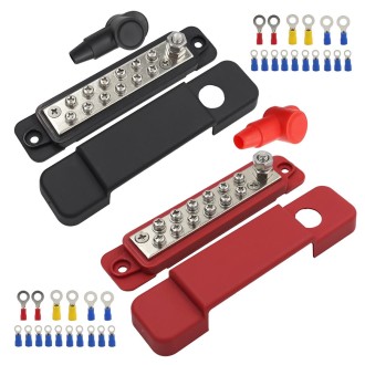 48V 180A 12 Way Power Distribution Terminal Block Battery Bus Bar Set