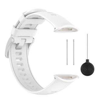 For Polar Vantage V2 Silicone Solid Color Sports Strap(White)