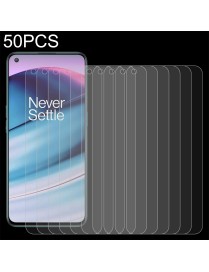 For OnePlus Nord CE 5G / Nord CE 2 5G 50 PCS 0.26mm 9H 2.5D Tempered Glass Film