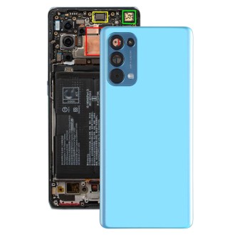 For OPPO Reno5 Pro 5G PDSM00, PDST00, CPH2201 Original Battery Back Cover (Blue)