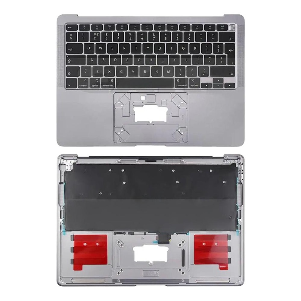 For Macbook Air 13 2020 M1 A2337 C-side Cover + UK Edition Key Board (Black)