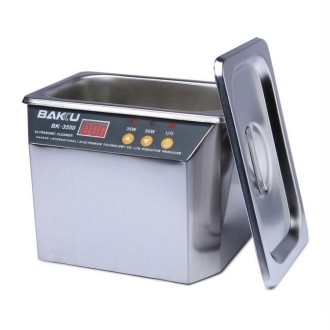 BAKU BK-3550 35W / 50W Adjustable 0.8L LCD Display Ultrasonic Cleaner, AC 220V, EU Plug