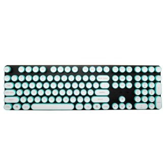 Steampunk Retro Mechanical Keyboard Keycap(Cyan)