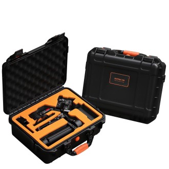 For DJI RS 4 Sunnylife Safety Carrying Case Waterproof Hard Case Box(Black)