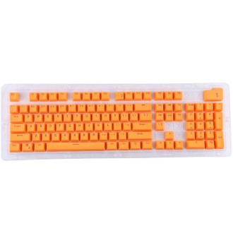 104 Keys Double Shot PBT Backlit Keycaps for Mechanical Keyboard(Orange)