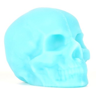 2 PCS Skull Silicone Leak-Proof Fresh-Keeping Wine Stopper(Luminous Blue)