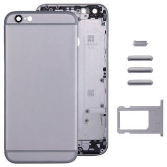 Full Assembly  Housing Cover for iPhone 6 Plus, Including Back Cover & Card Tray & Volume Control Key & Power Button & Mute Swit