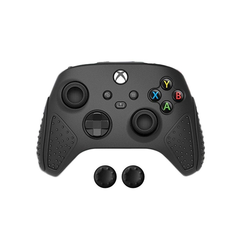 For XBox Series S / X Gamepad Non-Slip Silicone Protective Case(Black)