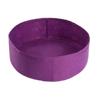 127x30cm 380L Felt Planting Barrel Indoor Outer Round Plant Bag Non-Woven Seedling Bag(Purple)