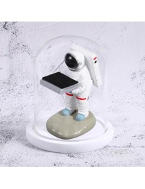 Watch Shelf Support Decorative Ornaments Watch Storage Box Display Stand, Item No.: Small Astronaut + White Cover