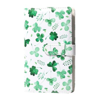 CAIUL 3 Inch PU Photo Album Large Capacity Business Card Holder Photo Storage Book(Clover)