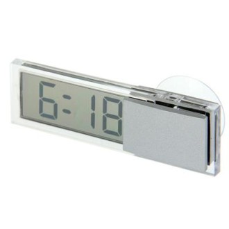 K-033 LCD Auto Clock with Sucker