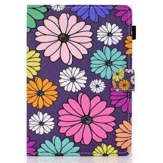 Painted Pattern TPU Horizontal Flip Leather Protective Case For Universal 7 inch(Daisy)