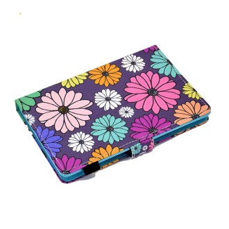 Painted Pattern TPU Horizontal Flip Leather Protective Case For Universal 7 inch(Daisy)