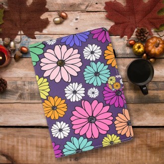 Painted Pattern TPU Horizontal Flip Leather Protective Case For Universal 7 inch(Daisy)