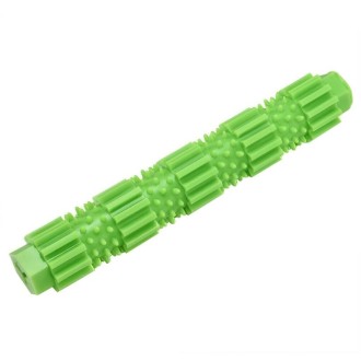 3 PCS PT025 Dog Mask Tooth Rod TPR Dog Toothbrush(Large Green)