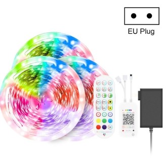 30M 540 LEDs Bluetooth Suit Smart Music Sound Control Light Strip Waterproof 5050 RGB Colorful Atmosphere LED Light Strip With 2