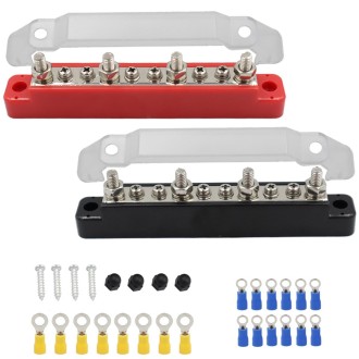 CP-0973 1 Pair 10-way B Style Power Distribution Block Terminal Studs with Terminals