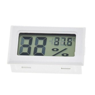 With Probe Digital Thermometer Hygrometer Electronic Temperature Detection Sensor, Model: FY-11 White