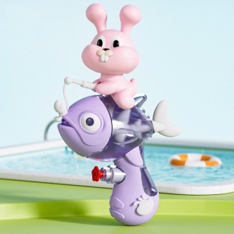 TY018 Summer Mini Cute Children Playing Water Spray Toys(Fishing Rabbit)