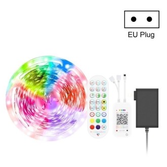 5M 150 LEDs Bluetooth Suit Smart Music Sound Control Light Strip Waterproof 5050 RGB Colorful Atmosphere LED Light Strip With 24