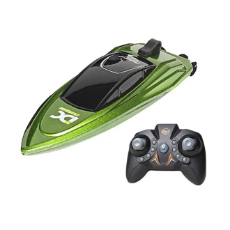 Children 2.4G Mini Remote Control Boat Summer Water Play Electrical Submarine Boys Toys(Green)