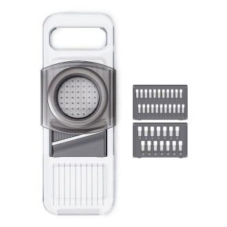 Multi-Function Slicker Kitchen Gadget Potato Slice Grater, Colour: Three Knives Gray 