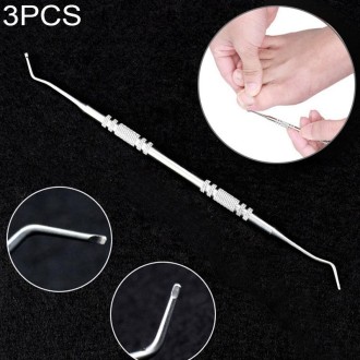 3PCS Ingrown Toe Nail Correction Lifter Clean Installation Tool Pedicure Foot Nail Care