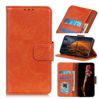 For Xiaomi Redmi Note 13 Pro Nappa Texture Horizontal Flip Leather Phone Case(Orange)