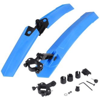 2632 Bicycle Quick Release Mudguards, Style: Ordinary (Blue)