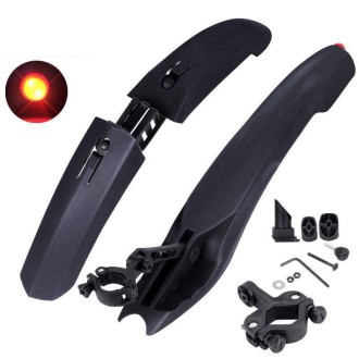 2632 Bicycle Quick Release Mudguards, Style: Widened (Black)